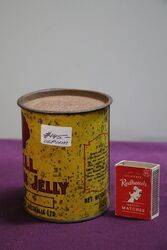 Australian Shell 1 Lb Petroleum Jelly Amber Grease Tin 
