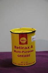 Australian Shell 1 Lb Retinax A Multipurpose Grease Tin 