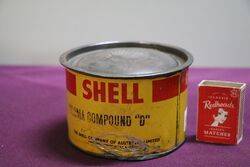 Australian Shell 1 lb Grease Tin 