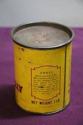 Australian Shell 1 lb Petroleum Jelly andquotPale Yellowandquot Tin