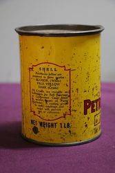 Australian Shell 1lb Petroleum Jelly andquotPaleandquot Tin