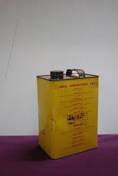 Australian Shell Agricultural Tellus Oil One Gallon Motor Oil Tin 