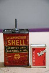 Australian Shell Lighter and Cleaning Fluid Tin