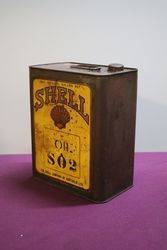 Australian Shell One Gallon Motor Oil Tin