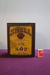 Australian Shell One Gallon Motor Oil Tin