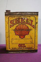 Australian Shell One Gallon Oil Tin