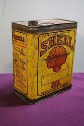 Australian Shell One Gallon Oil Tin