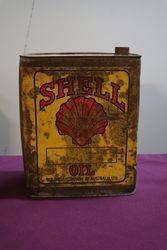 Australian Shell One Gallon Oil Tin