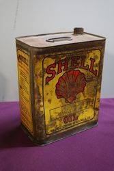 Australian Shell One Gallon Oil Tin