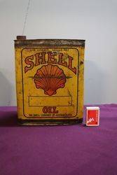 Australian Shell One Gallon Oil Tin