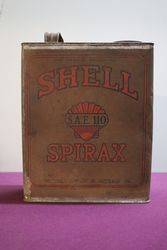 Australian Shell One Gallon SAE110 Spirax Oil Tin 