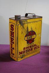 Australian Shell One Gallon Triple SAE50 Motor Oil Tin 