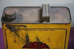 Australian Shell One Gallon Triple SAE50 Motor Oil Tin 