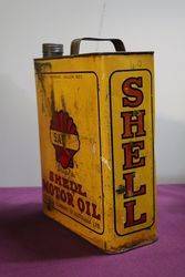 Australian Shell One Gallon Triple SAE50 Motor Oil Tin 