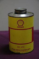 Australian Shell One Litre Motor Oil Tin  