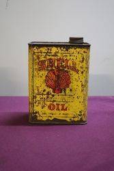 Australian Shell Quart Motor Oil Tin