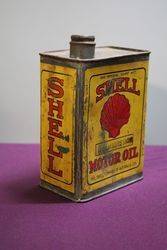 Australian Shell Quart Motor Oil Tin 