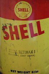 Australian Shell Retinax 5 lb Grease Tin 