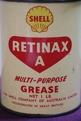 Australian Shell Retinax A MultiPurpose Grease 1 lb Tin 