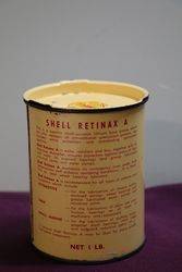 Australian Shell Retinax A MultiPurpose Grease 1 lb Tin 