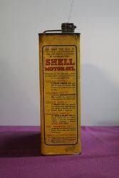 Australian Shell  One Gallon Double SAE40 Motor Oil Tin