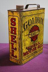 Australian Shell  One Gallon Golden SAE60 Motor Oil Tin 