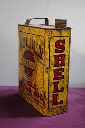 Australian Shell  One Gallon Golden SAE60 Motor Oil Tin 