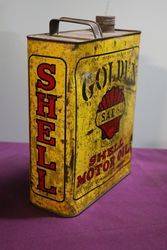 Australian Shell  One Gallon Golden SAE60 Motor Oil Tin 