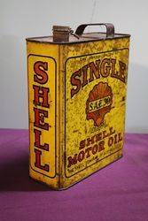 Australian Shell  One Gallon Single SAE30 Motor Oil Tin 