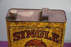 Australian Shell  One Gallon Single SAE30 Motor Oil Tin 