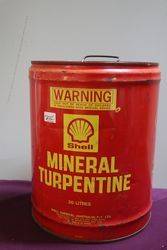 Australian Shell Mineral Turpentine 20 Litres Drum