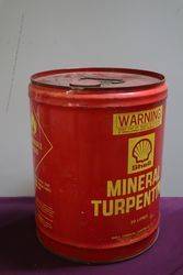 Australian shell Mineral Turpentine 20 Litres Drum