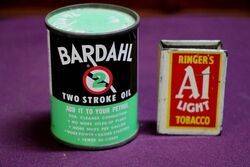 BARDAHL Two Stroke 4 fl oz Oil Tin Unopened