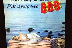 BBB Mattress Pictorial Advertising Showcard