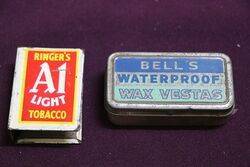 BELLS Waterproof Wax Vestas Tin.