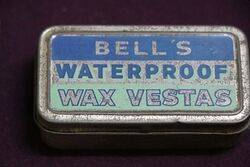 BELLS Waterproof Wax Vestas Tin