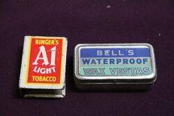 BELLS Waterproof Wax Vestas Tin.