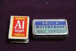 BELLS Waterproof Wax Vestas Tin