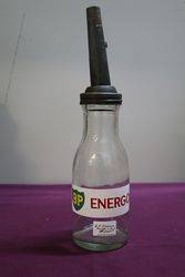 BP Energol Bottle + Original Tin Top 