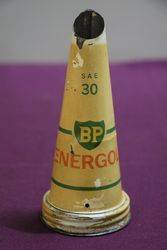 BP Energol Tin Bottle Pourer