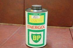 BP Energol Quart Oil Tin