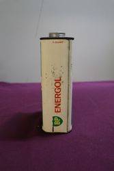 BP Energol Quart Oil Tin