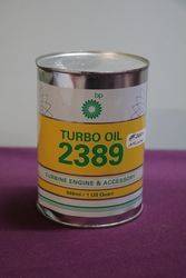 BP One Pint Turbo Oil 2389 Tin