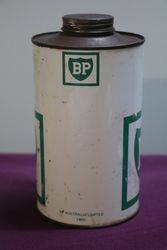 BP One Quart Motor Oil Tin 