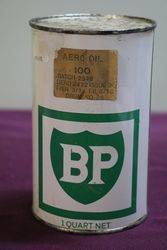 BP One Quart Oil Tin