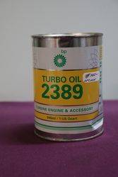 BP One Quart Turbo Oil 2389 Tin 