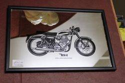 BSA 500cc Gold Star Advertising Mirror