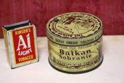 Balkan Sobranie  Virginian No 10 Tobacco Can.