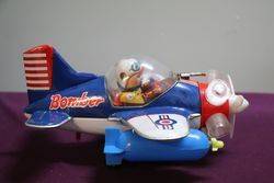 Battery Operated Bomber Pilot Aeroplane 