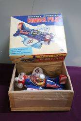 Battery Operated Bomber Pilot Aeroplane 